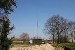 Antennemast voor mobiele telefonie tussen Hooglanderveen en Vathorst
